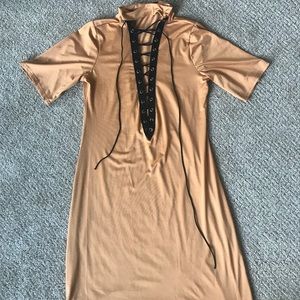 Silky Mid-length dress